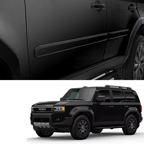 ボディーサイドモールディング トヨタ ランクル 250 2024年以降現行 ブラック (0202) US TOYOTA 純正品拍卖