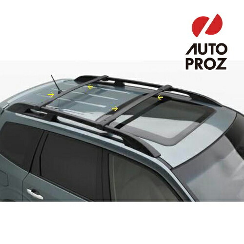 USスバル 純正品 SUBARU フォレスター SH型 2007-2012年 ルーフエアロクロスバー 2本セット ベースキャリア拍卖