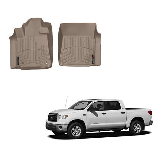 フロアマット トヨタ タンドラ 2007-2011年 セコイヤ 2008-2011年 1列目 フロアライナー タン/ベージュ Weathertech 正規品拍卖