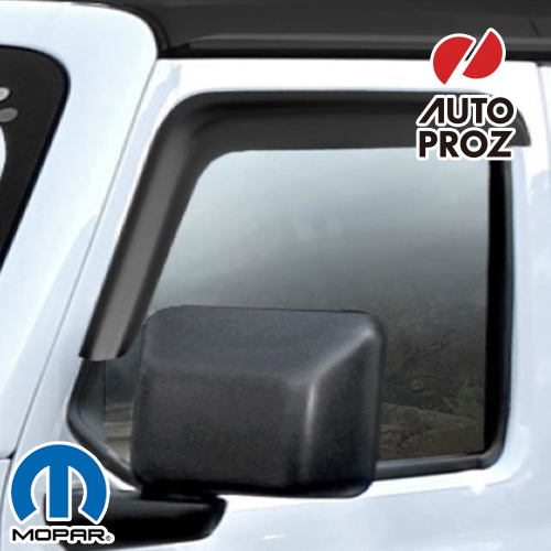 USジープ/MOPAR 純正品 JEEP JLラングラー 2ドア JTグラディエーター 2ドア ドアバイザー/サイドバイザー スモークティント拍卖