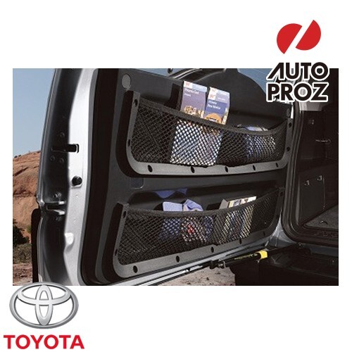 USトヨタ 純正品 TOYOTA FJクルーザー 日本仕様 全年式適合 リアストレージネット ドアストレージネット 2枚セット拍卖