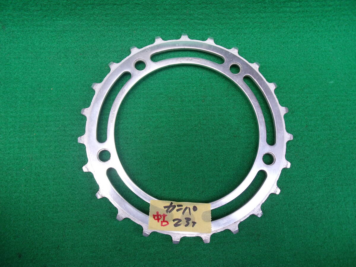 ■250801-4 伊 カンパニョロ ブロックチエンリング 23T 使用キズあり。拍卖