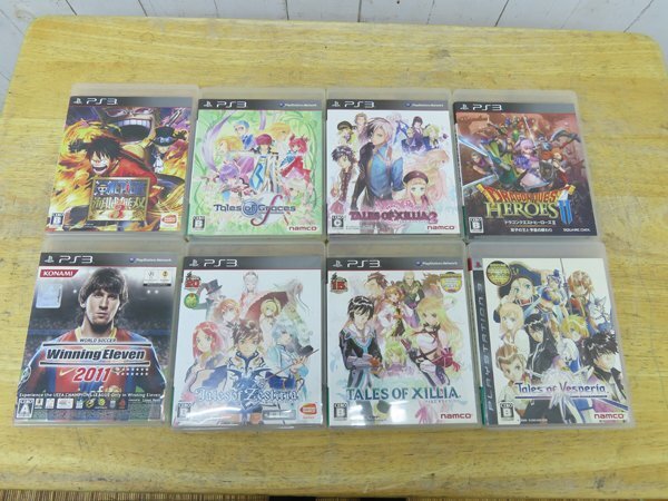 PS3・ゲームソフト・ドラゴンクエストヒーローズⅡ・ワンピース海賊無双3他・8枚・まとめて・中古品・152010拍卖