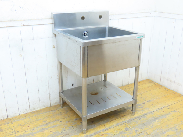 タニコー・1槽シンク・H78cmW60cmD60cm・流し台・中古品・152029拍卖