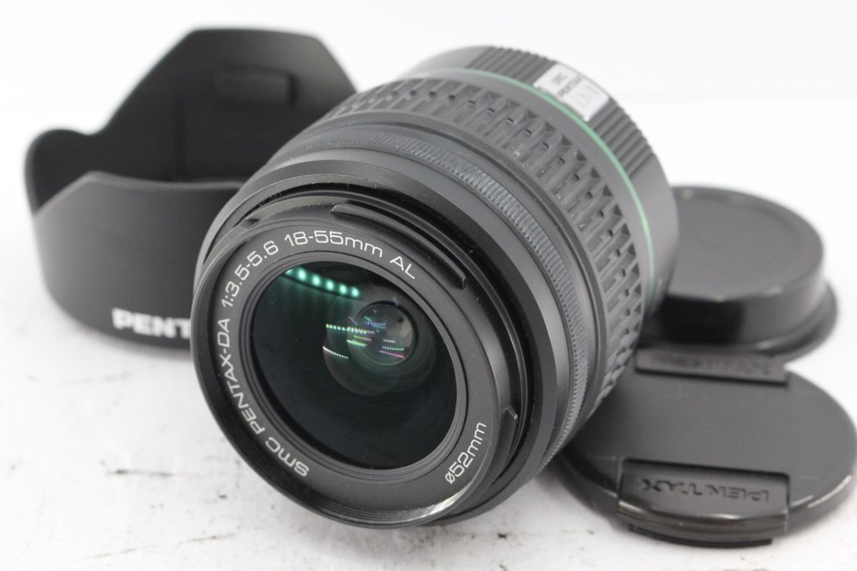 ★特上品★ペンタックス PENTAX SMC PENTAX-DA 18-55mm F3.5-5.6 AL 《キャップ フード 付き》 #A4671拍卖