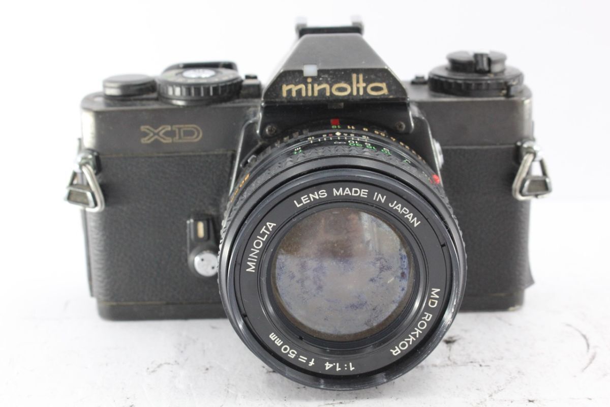 ★ジャンク★ミノルタ MINOLTA XD ブラック MD ROKKOR 50mm F1.4 #A4888拍卖