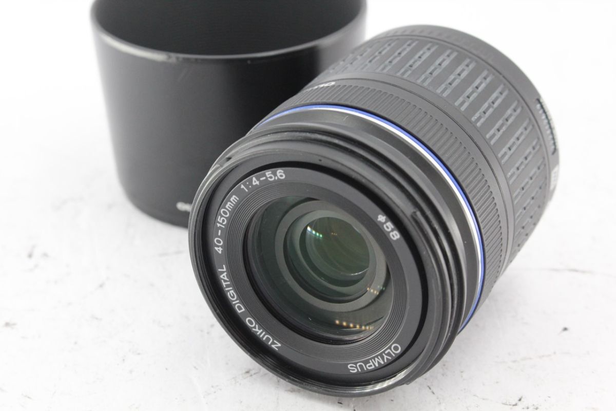 ★特上品★オリンパス OLYMPUS ZUIKO DIGITAL 40-150mm F4-5.6 《フード 付き》 #A4899拍卖