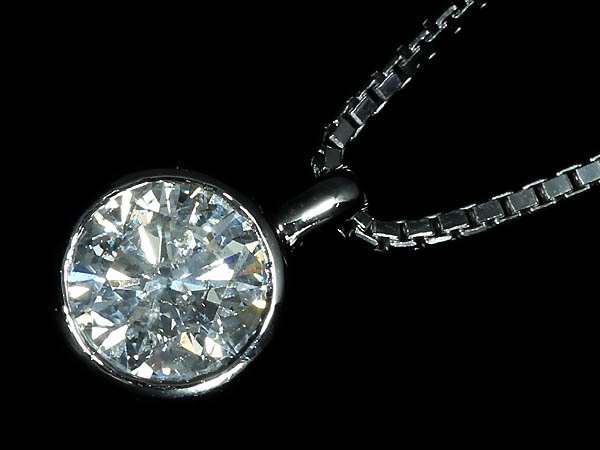 9UR16521SS【売り切り】新品【RK宝石】《Diamond》上質ダイヤモンド 特大1.043ct!! Pt900 Pt850 超高級 一粒ダイヤ ネックレス ダイヤ拍卖