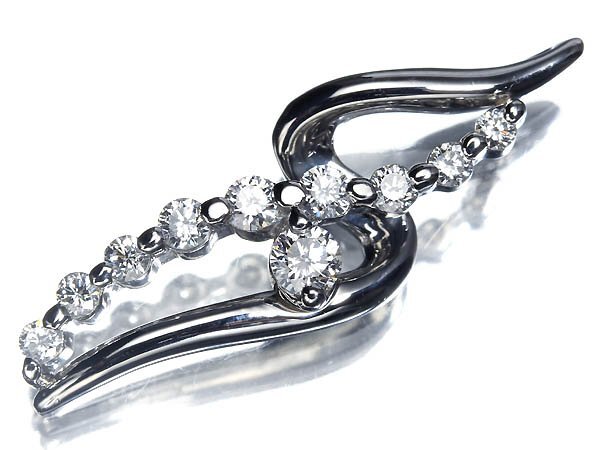 9KG16532T【売り切り】新品【RK宝石】《Diamond》 極上ダイヤモンド 総計0.6ct Pt900 高級ペンダントヘッド ネックレス ダイヤ拍卖