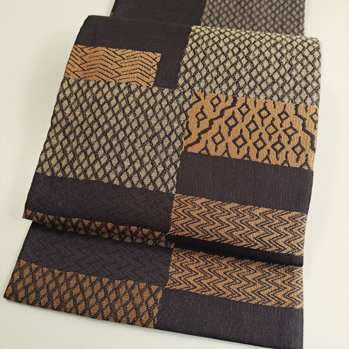 即決■着物の越田■幅31長さ460.5 正絹 袋帯 洒落袋 長尺 六通 誉田屋源兵衛 上質 オシャレ 吾Z◇み25J09拍卖