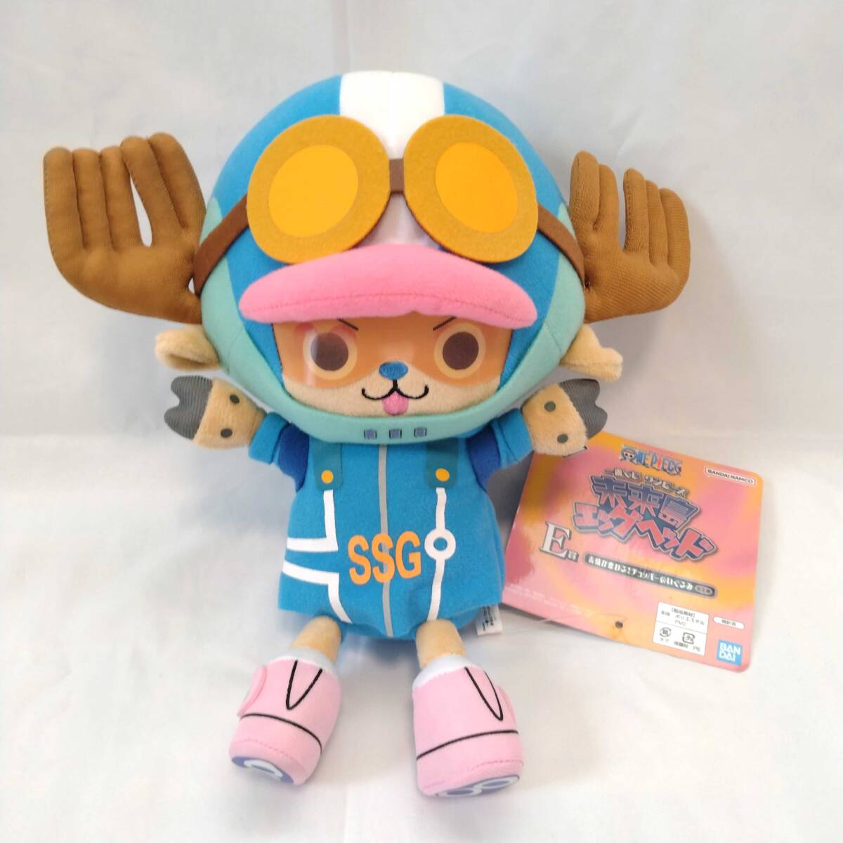 ★紙タグ付き ワンピース 一番くじ 未来島エッグヘッド E賞 表情が変わる! チョッパー ぬいぐるみ BANDAI バンダイ拍卖