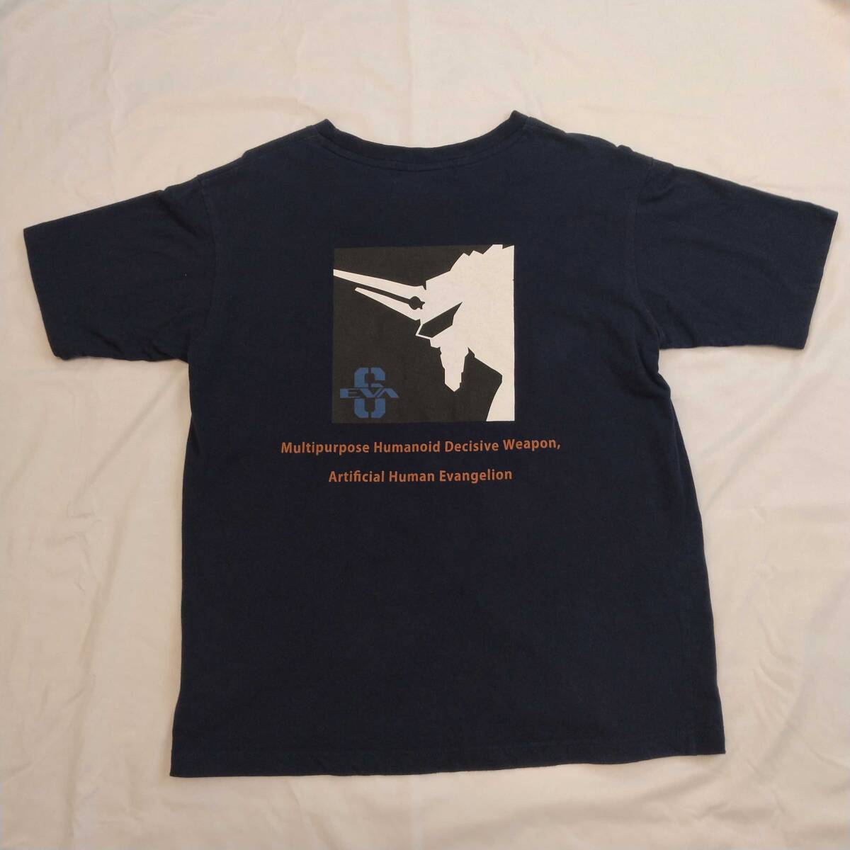 ★シン・エヴァンゲリオン マックハウス バックプリントTシャツ Mark.06 Mサイズ ネイビー EVANGELION拍卖