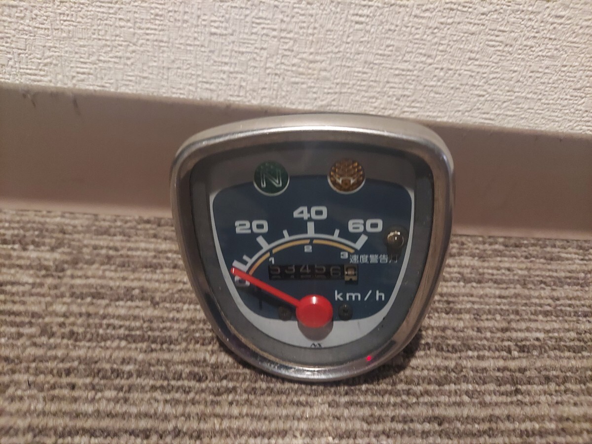 動作OK HONDA C50 スーパーカブ 純正メーター スピードメーター 拍卖