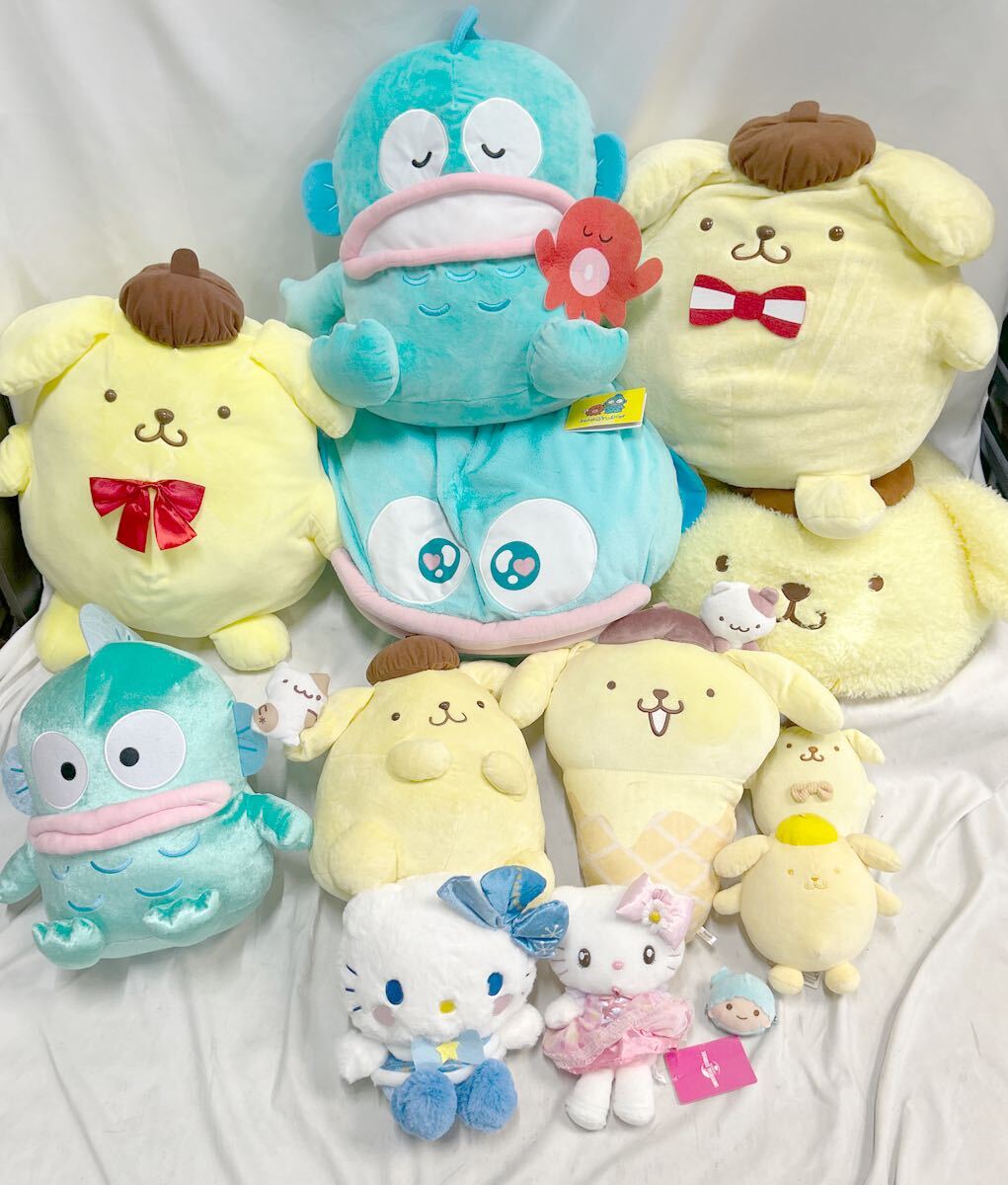 skam-1828 〇 ぬいぐるみ sanrio サンリオ まとめ マスコット キティちゃん ポムポムプリン ハンギョドン キャラクター やや傷汚れあり拍卖