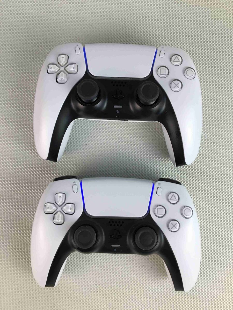 KO428○SONY ソニー ワイヤレスコントローラー 2台まとめ DualSense PS5 プレステ5 プレーステーション5 CFI-ZCT1J 通電OK 240521拍卖