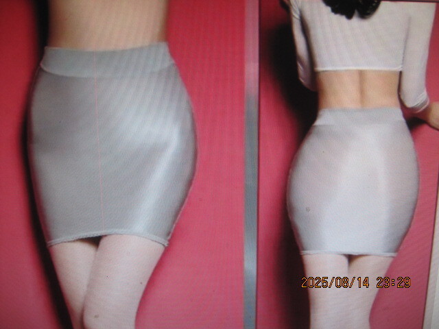 新品 超過激!レディース セクシー 光沢エレガント パンスト生地 ミニスカートグレー 女装、男性の方にも是非!拍卖