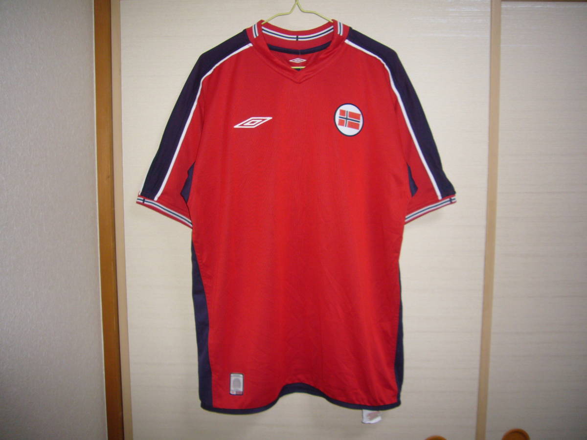 アンブロ ノルウェー代表 13番 ユニフォーム Lサイズ拍卖