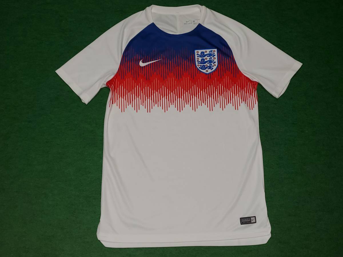 NIKE / 82W杯モデル イングランド代表 プレマッチトップ ユニフォーム / M拍卖