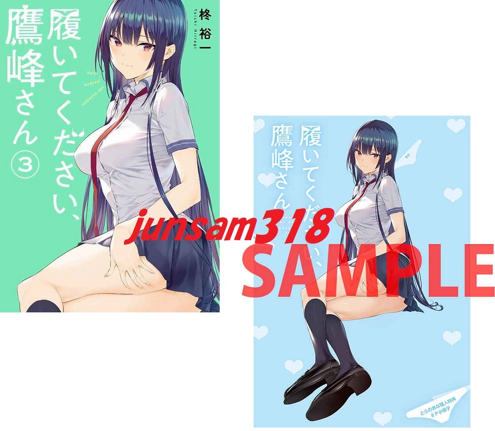 履いてください、鷹峰さん 3巻 とらのあな 限定特典 特製8P小冊子付 初版帯付 シュリンク未開封 新品未開封品 柊 裕一拍卖