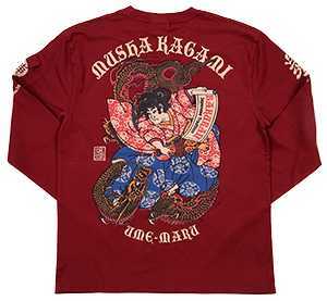 爆裂爛漫娘/ロンT/ワイン/XL/rmlt-302/エフ商会/テッドマン/カミナリモータース拍卖