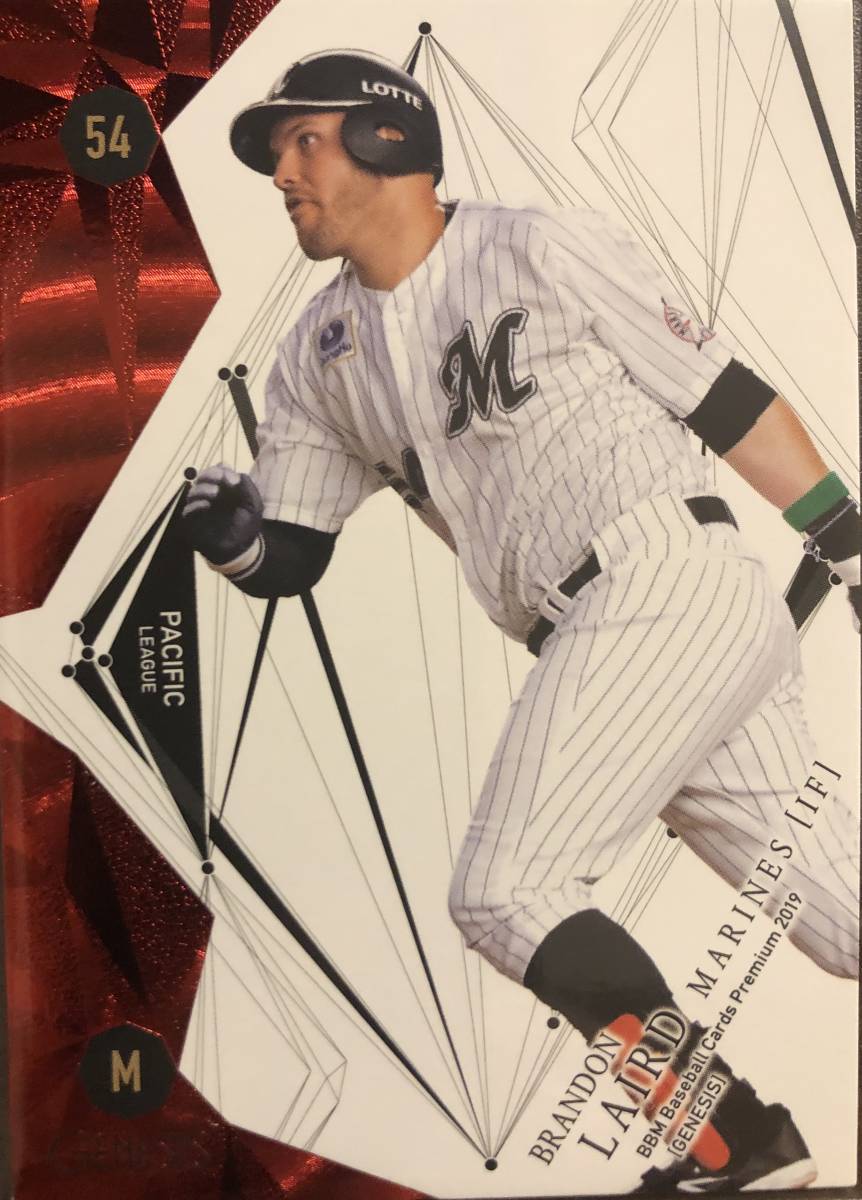 2019BBM GENESIS ロッテ レアード選手75枚シリアルカード拍卖