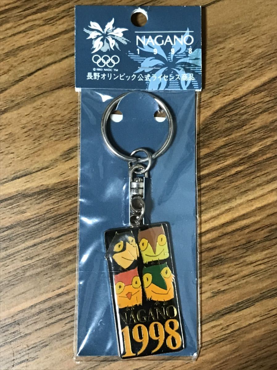 送料無料 長野オリンピック 公式ライセンス商品 NAGANO 1998 キーホルダー拍卖