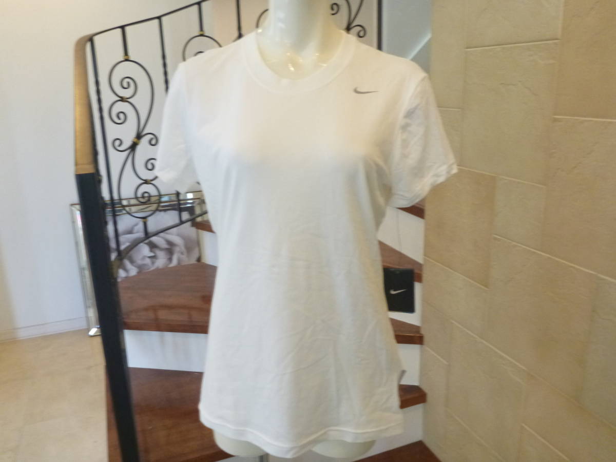新品 NIKE ナイキ ★白ホワイト 半袖 ランニング Tシャツ M拍卖