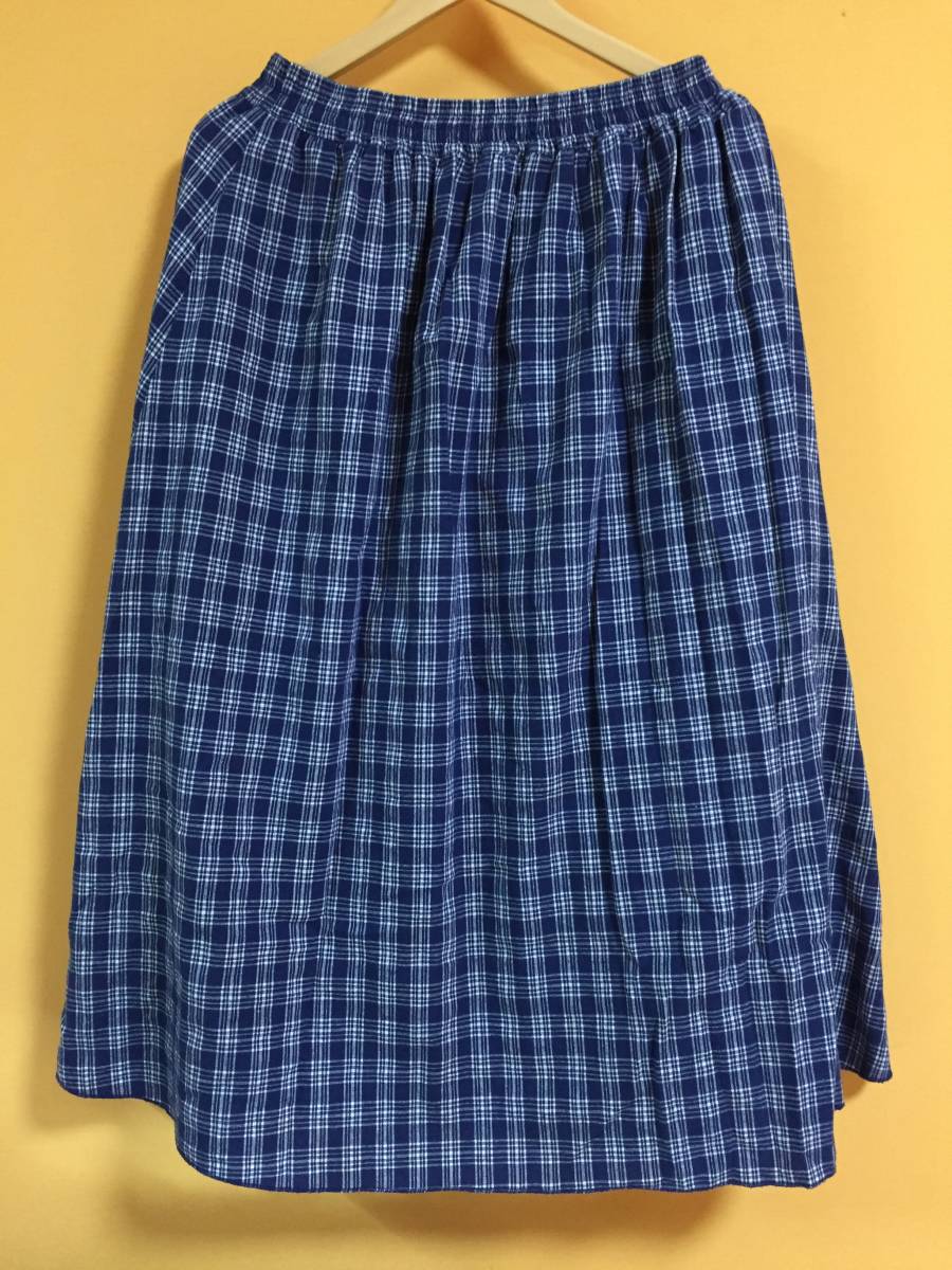 Heart Market スカート(ネイビー/チェック)FREEサイズ拍卖