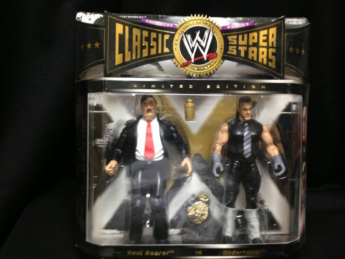 JAKKS:WWE Classic Superstars 2Pack Series 4 ポール・ベアラー&アンダーテイカー(未開封品)拍卖