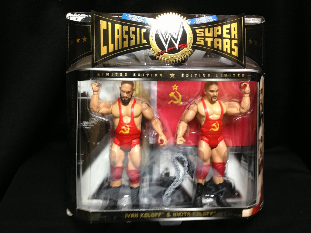 JAKKS:WWE Classic Superstars 2Pack Series 9 イワン・コロフ&ニキタ・コロフ(未開封品)拍卖