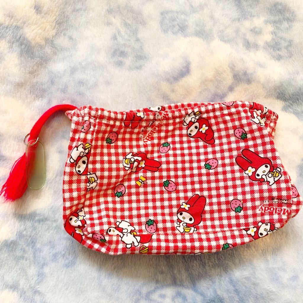 ★マイメロディ★ランチボックス巾着★キャラクター★保育園、幼稚園、学校、お弁当時に★送料¥140~★拍卖