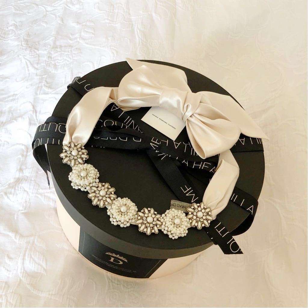 ★美品★VANILLA COTURE★ヴァニラクチュール★カチューシャ★ヘッドアクセ★ヘッドドレス★DOUBLE STANDARD CLOTHING★ウエディング拍卖