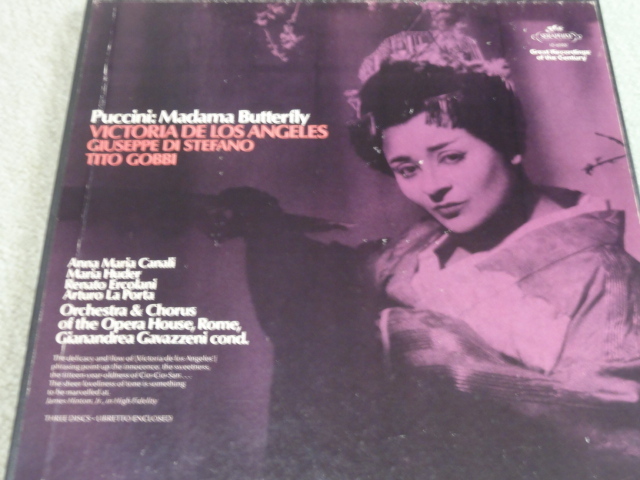 プッチーニ「蝶々夫人 全曲3LP」ステファノ ロス・アンヘルス ガヴァッツェーニ指揮 米セラフィム 美品拍卖