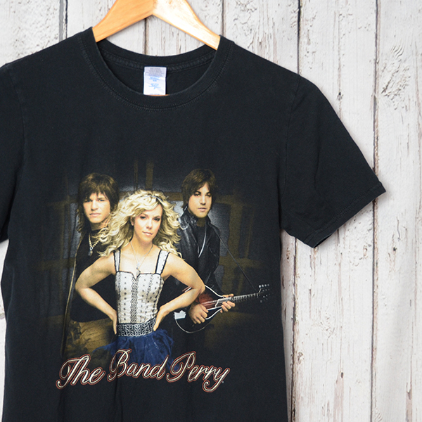 GS9115 ザ・バンド・ペリー THE BAND PERRY Tシャツ レディース S 肩幅37 GILDAN ロック メール便可 xq拍卖
