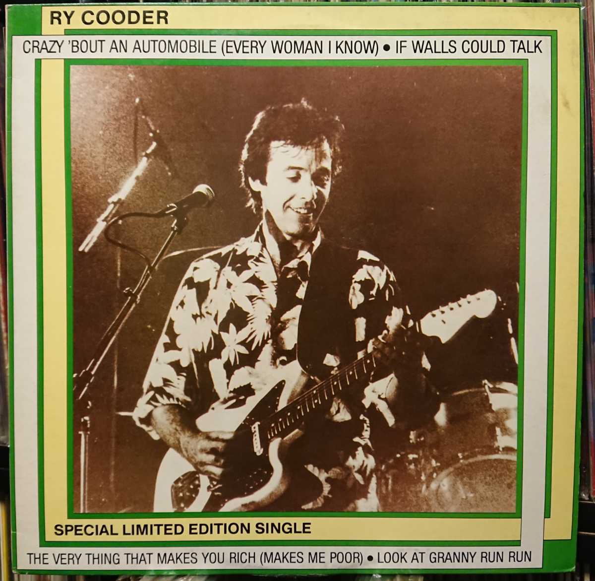 Ry Cooder - Crazy 'Bout An Automobile (Every Woman I Know) /UK盤12inch /Warner Bros. K17844T拍卖