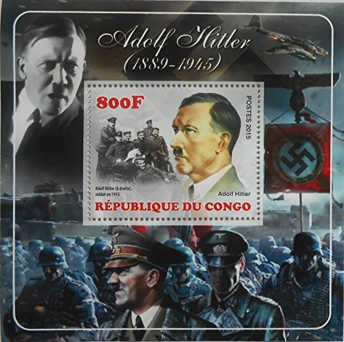コンゴ切手『第二次世界大戦』(ヒトラー)B ナチスドイツ 未使用拍卖