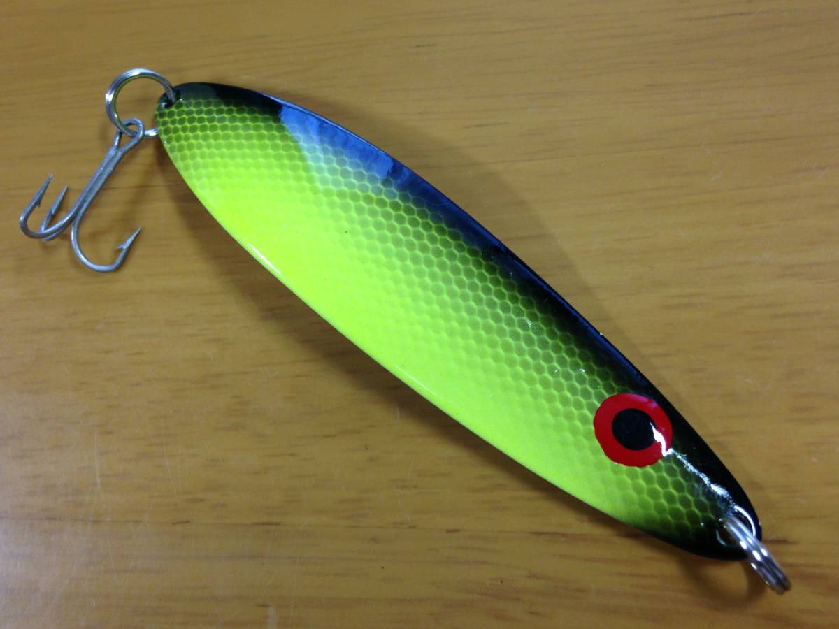 ★RED EYE LURES★ レッドアイ ルアーズ トローリング スプーン 23g ブラックチャート 検)ダーデブル サーモン トラウト #20-44拍卖