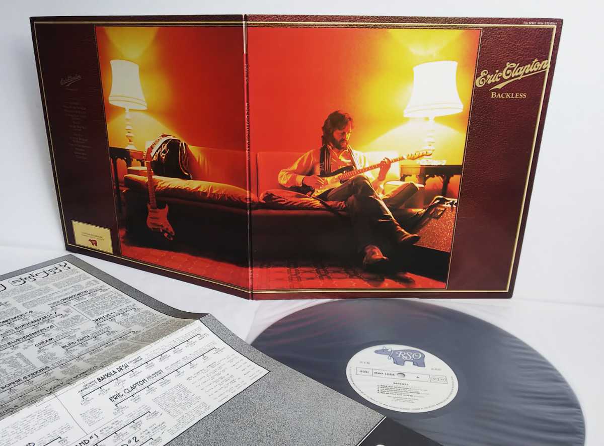 ■LP■ 見本盤白ラベル / 美盤 / エリック・クラプトン / バックレス / ERIC CLAPTON backless / MWF 1056拍卖