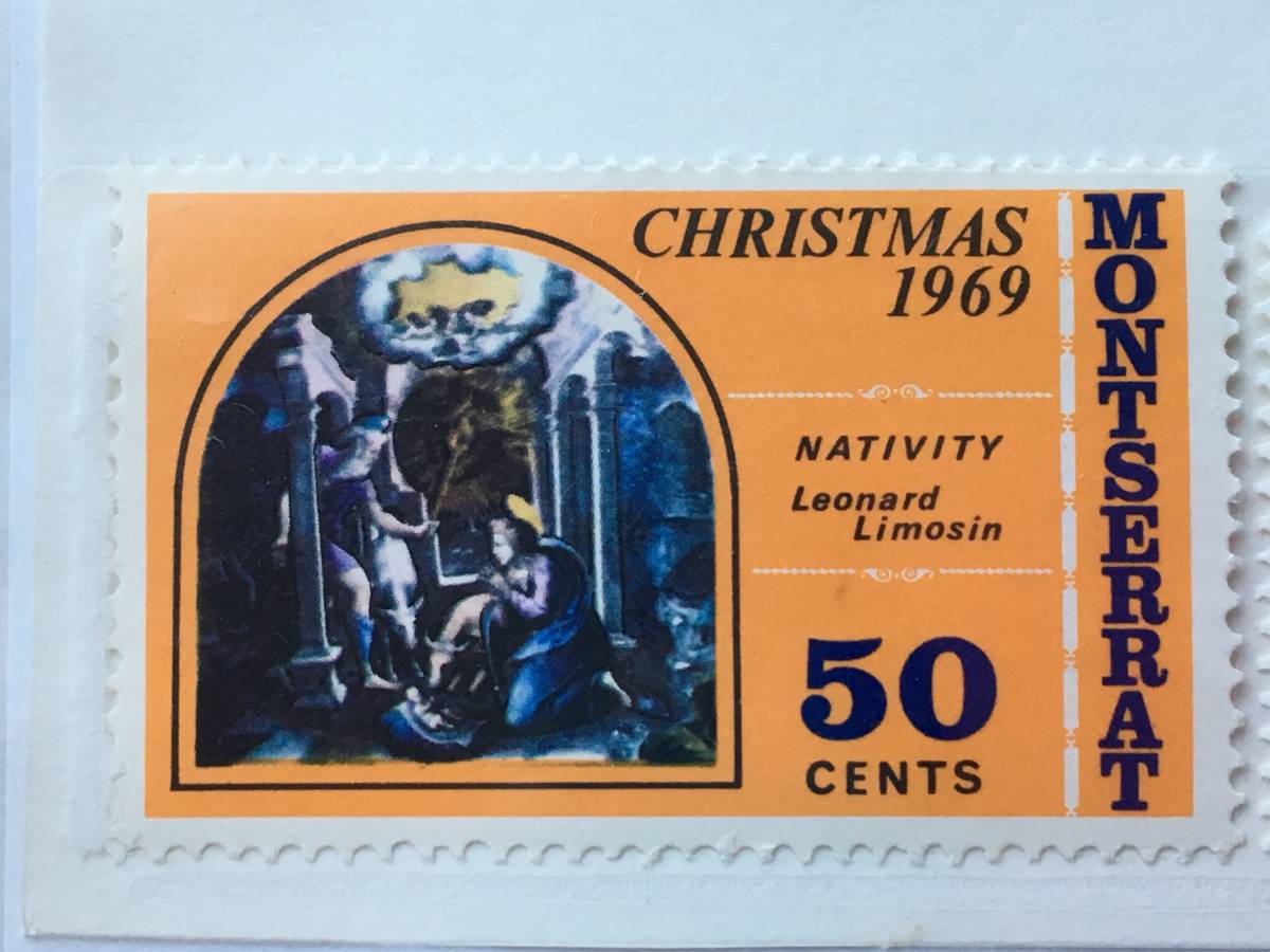 切手:ステンドグラス・クリスマス /デンマーク*1969年*拍卖
