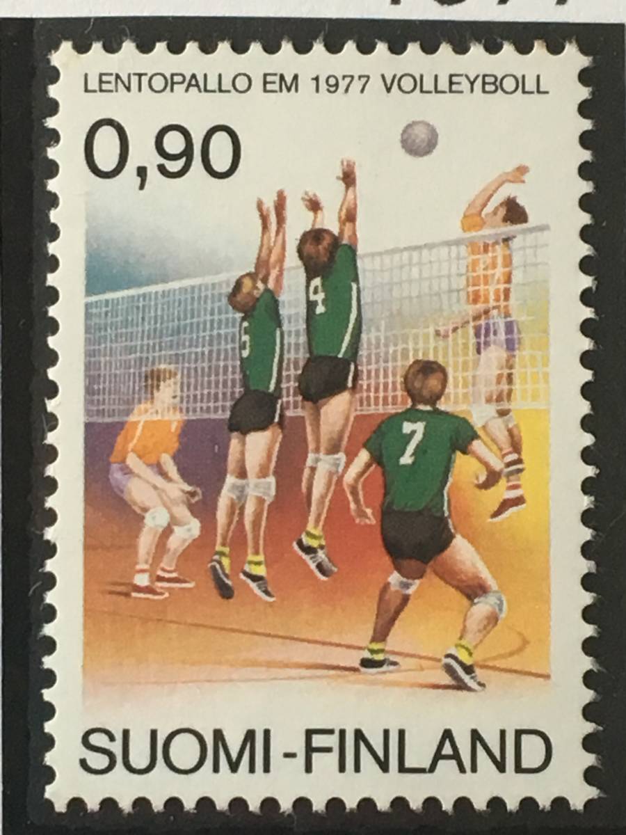 切手:スポーツ/フィンランド*バレーボール*1977年*拍卖