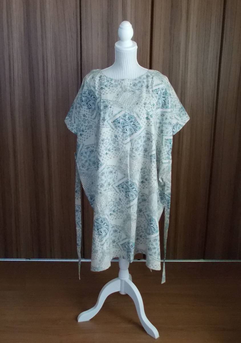 ハンドメイド ワンピース チュニック 綿麻拍卖