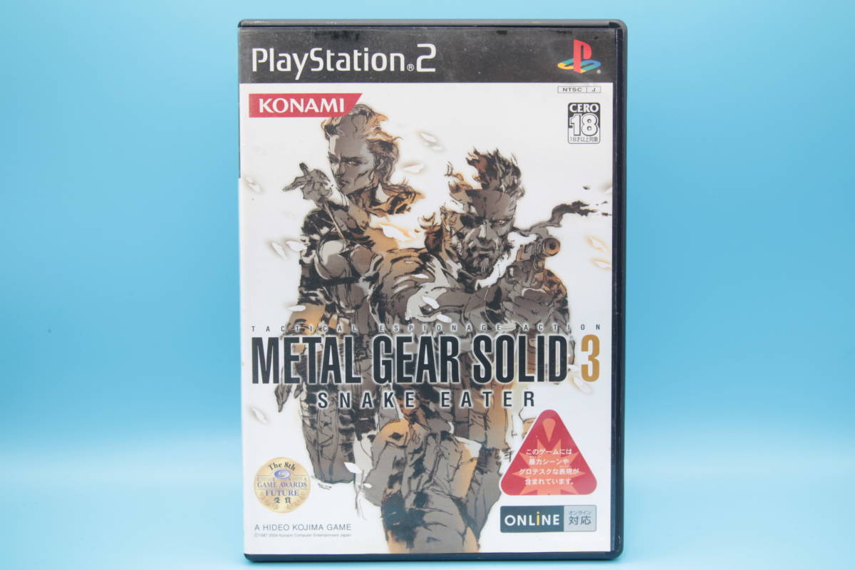 SONY PS2 メタルギアソリッド3 スネーク イーター コナミ SONY PS2 Metal Gear Solid 3 Snake Eater Konami拍卖