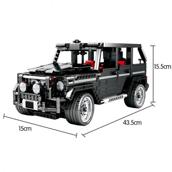 1388ピースシティクリエーターAWDワゴンカービルディングブロックテクニックRC /非RCカーSUV MOVレ only car拍卖