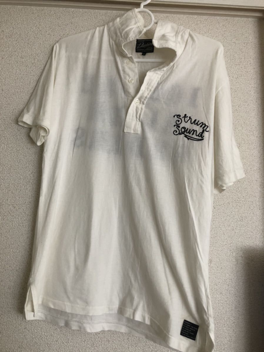 AZUL アズール メンズ襟付きTシャツ サイズM 綿100% 送料210円拍卖