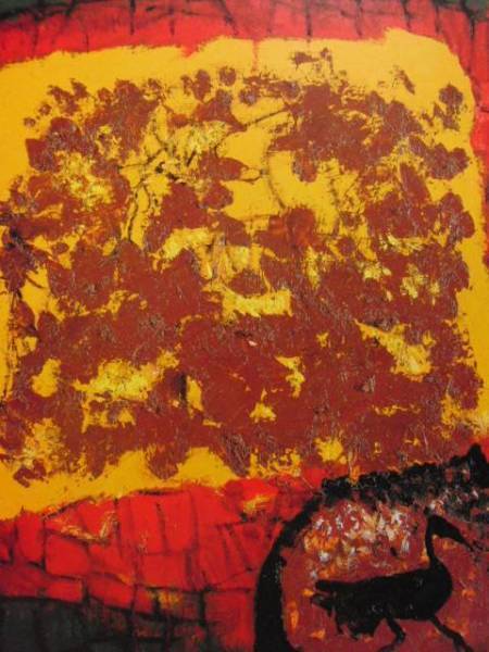 三岸節子、【花】、希少な額装用画集より、新品額装付、状態良好、送料込み、日本人・女性画家拍卖