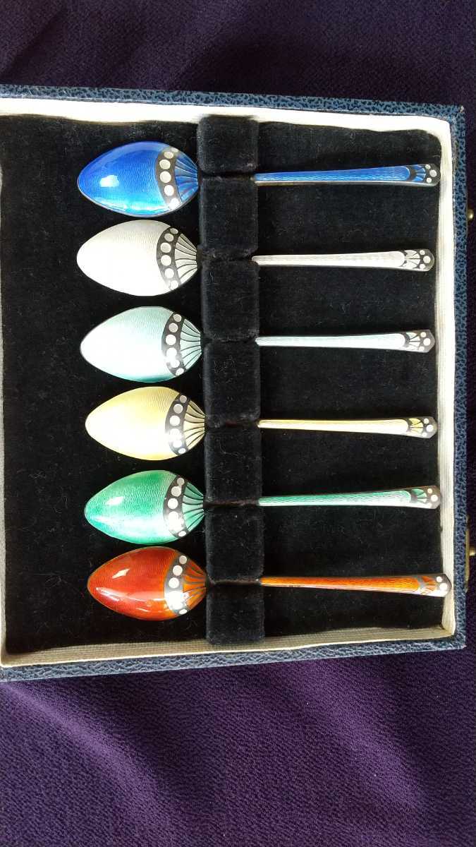 Sterling Silver エマーユ スプーン(1969年頃)拍卖