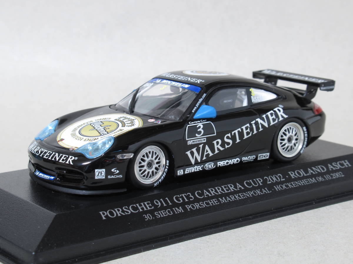 ポルシェ 911 GT3 Cup #3 R.アッツュ カレラカップ 2002 ワールドオブモデルカーズ特注拍卖