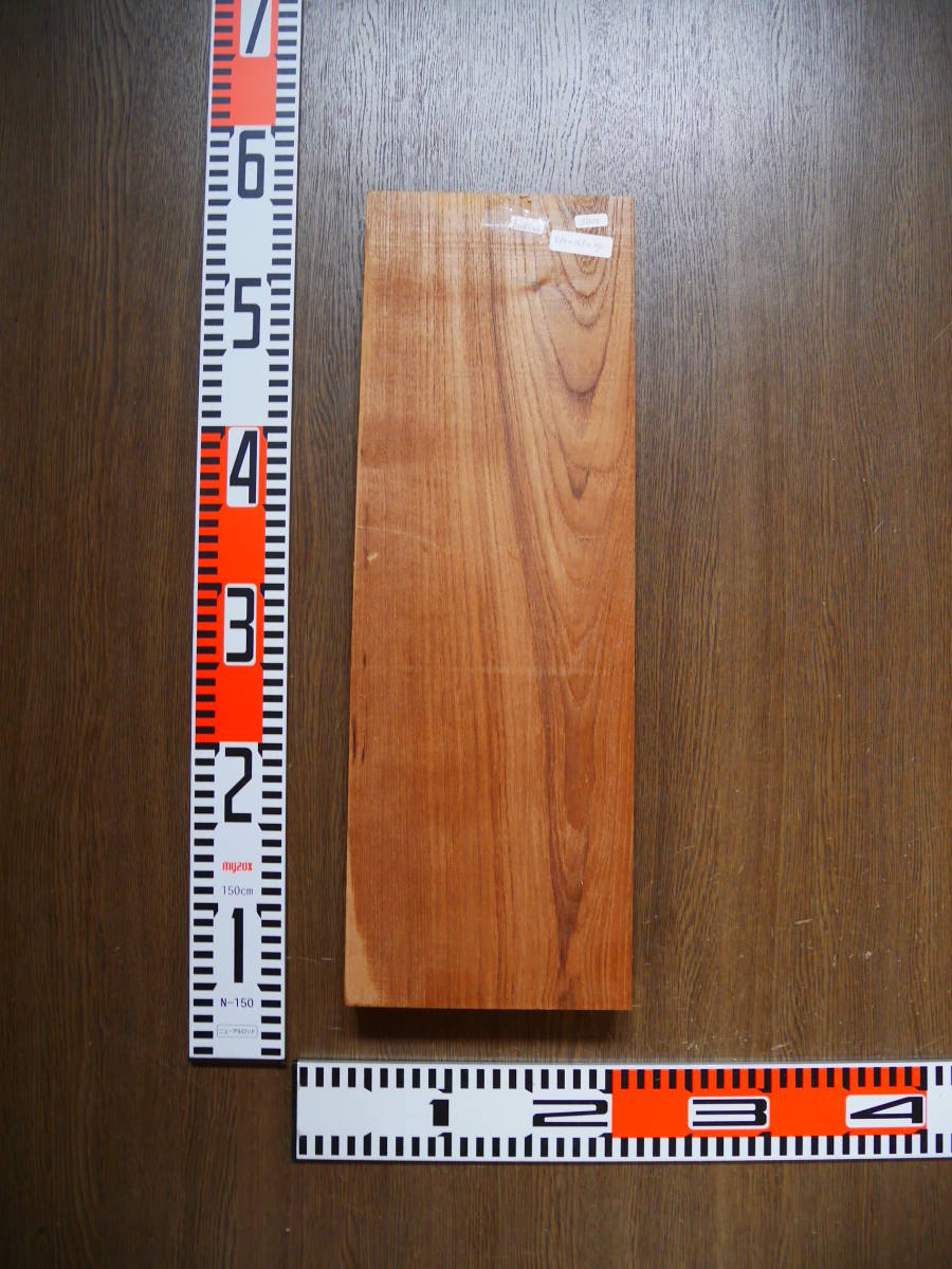 b0081203 チーク●約49.3cm×16.5cm×3.6cm☆無垢板1枚板 木材 板 DIY 板材 天板 棚板 テーブル 看板 花台など種類豊富!拍卖