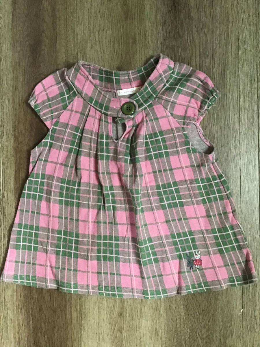 【KP】kid's stuf・fニットプランナー・キッズ・ノースリーブワンピース・USED拍卖