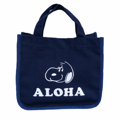 ★うめだスヌーピーフェスティバル2019★阪急百貨店&【Snoopy's Surf Shop】★限定★ALOHA トートバッグ★ネイビー拍卖